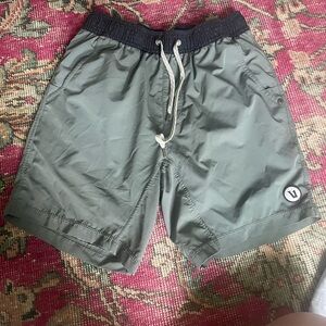 Vuori Green Athletic Shorts